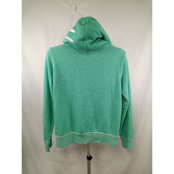 Champion Women's Aqua Distressed Full Zipper Hoodie Edition Size XL - Picture 4 of 8